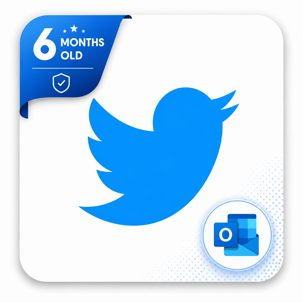 Product illustration: 6-Month Aged Android Twitter (X) Accounts