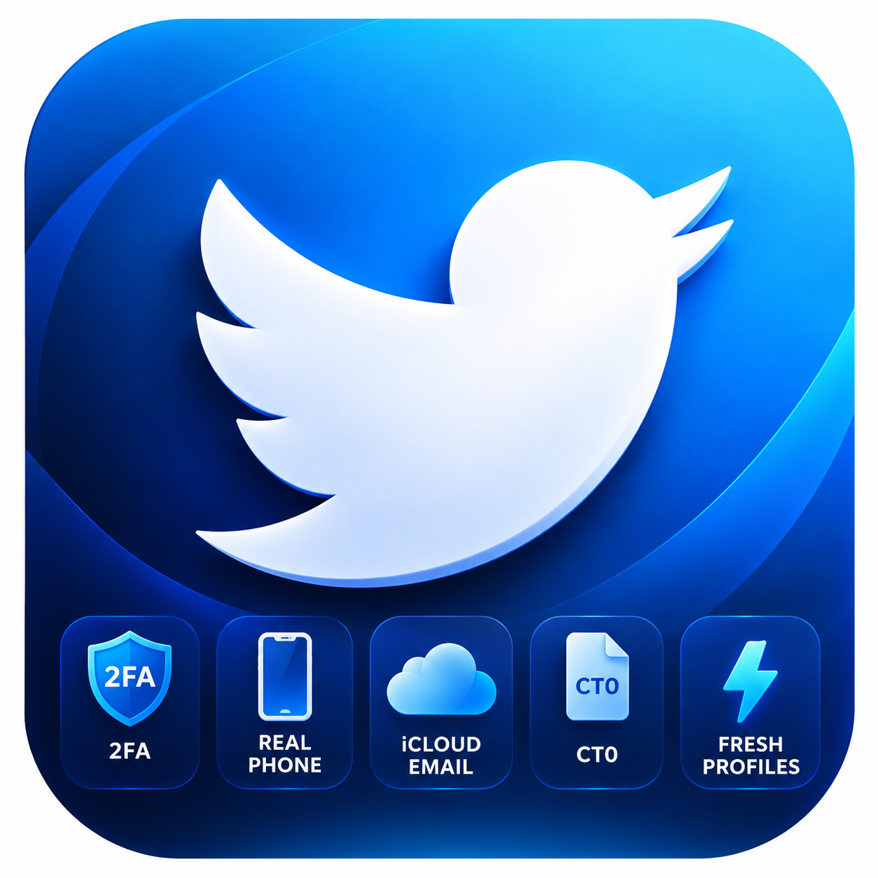 Product illustration: Twitter X Profiles