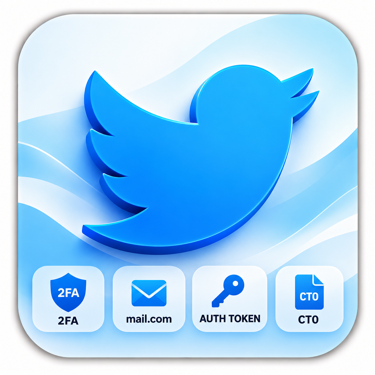 Product illustration: Twitter (X) Accounts